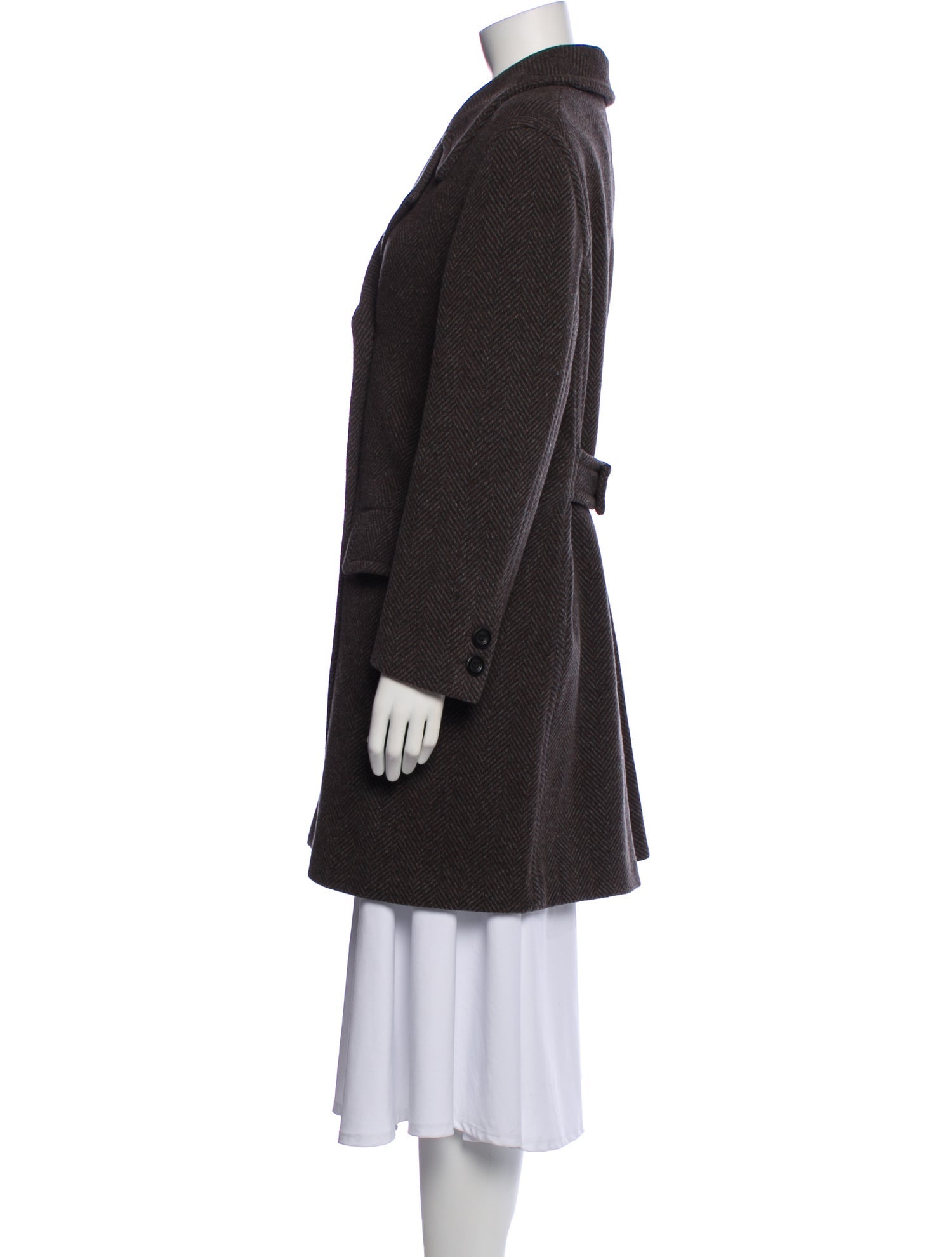 Luciano Barbera Vintage Wool Peacoat