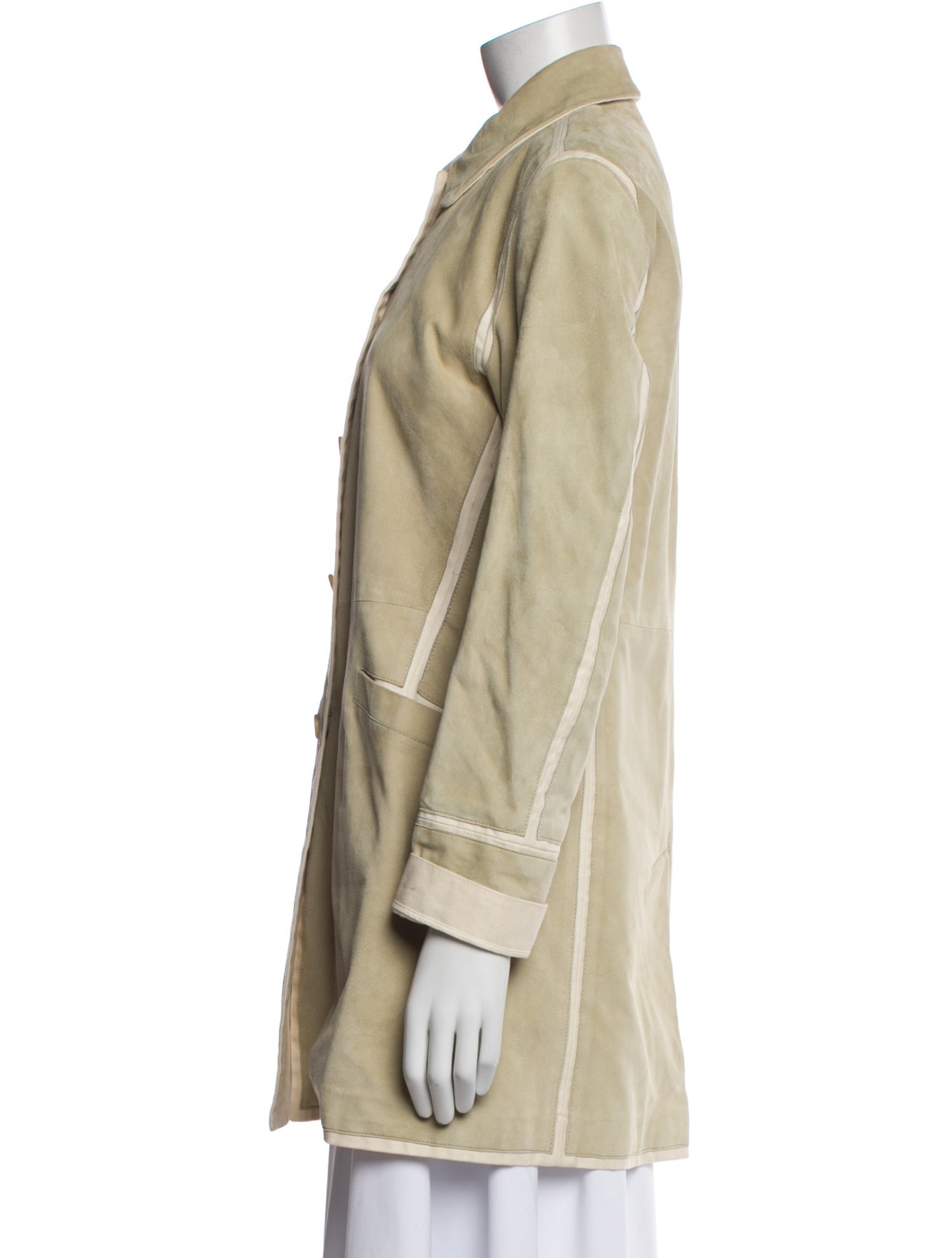 Luciano Barbera Leather Coat