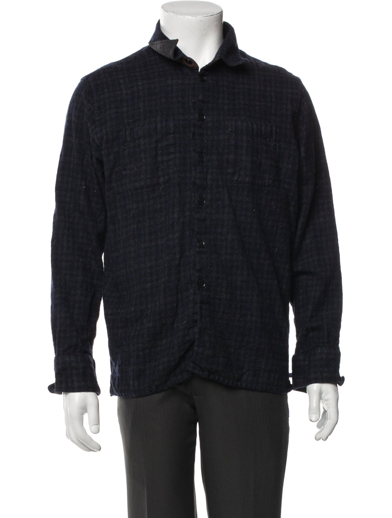 Luciano Barbera Wool Trucker Jacket