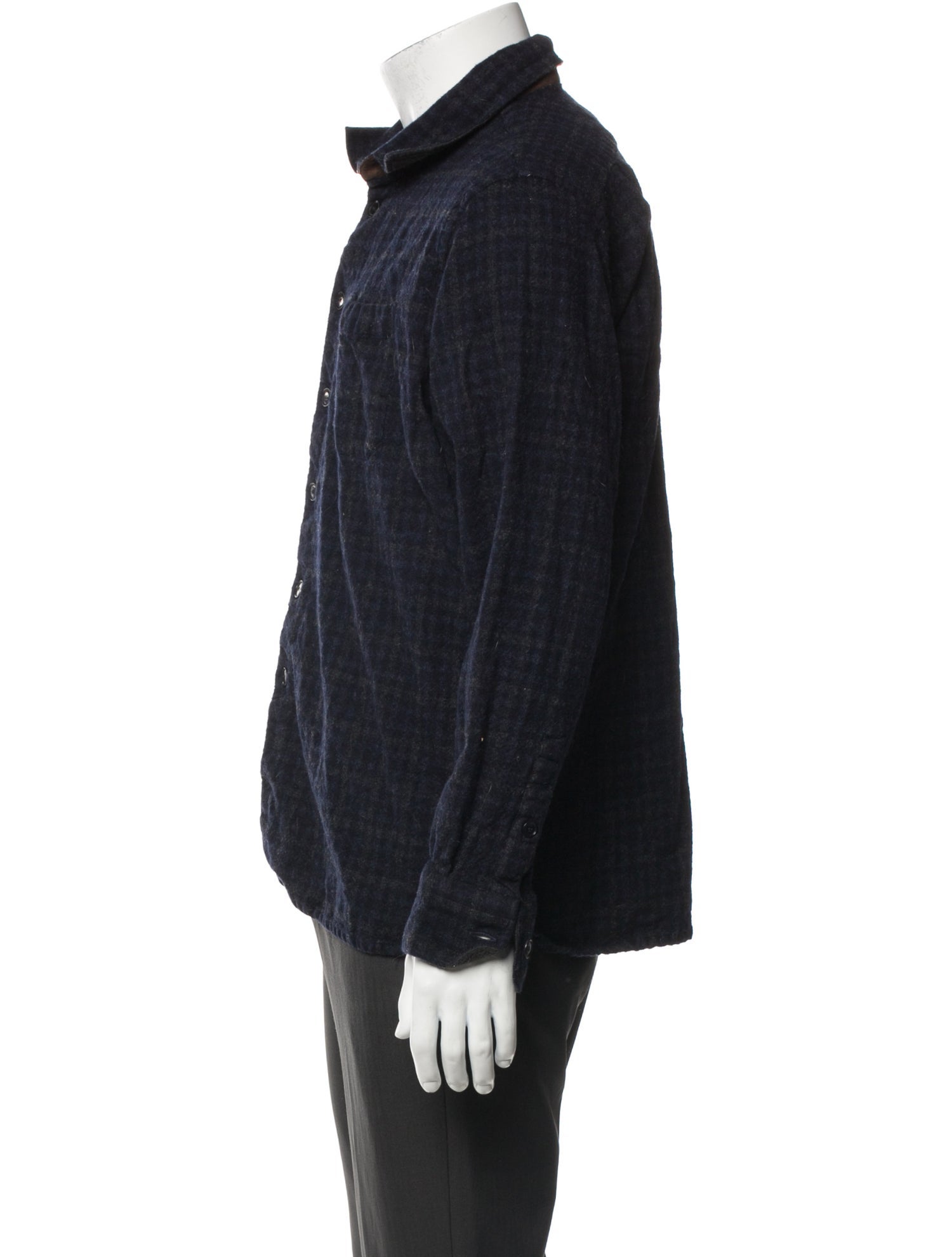Luciano Barbera Wool Trucker Jacket