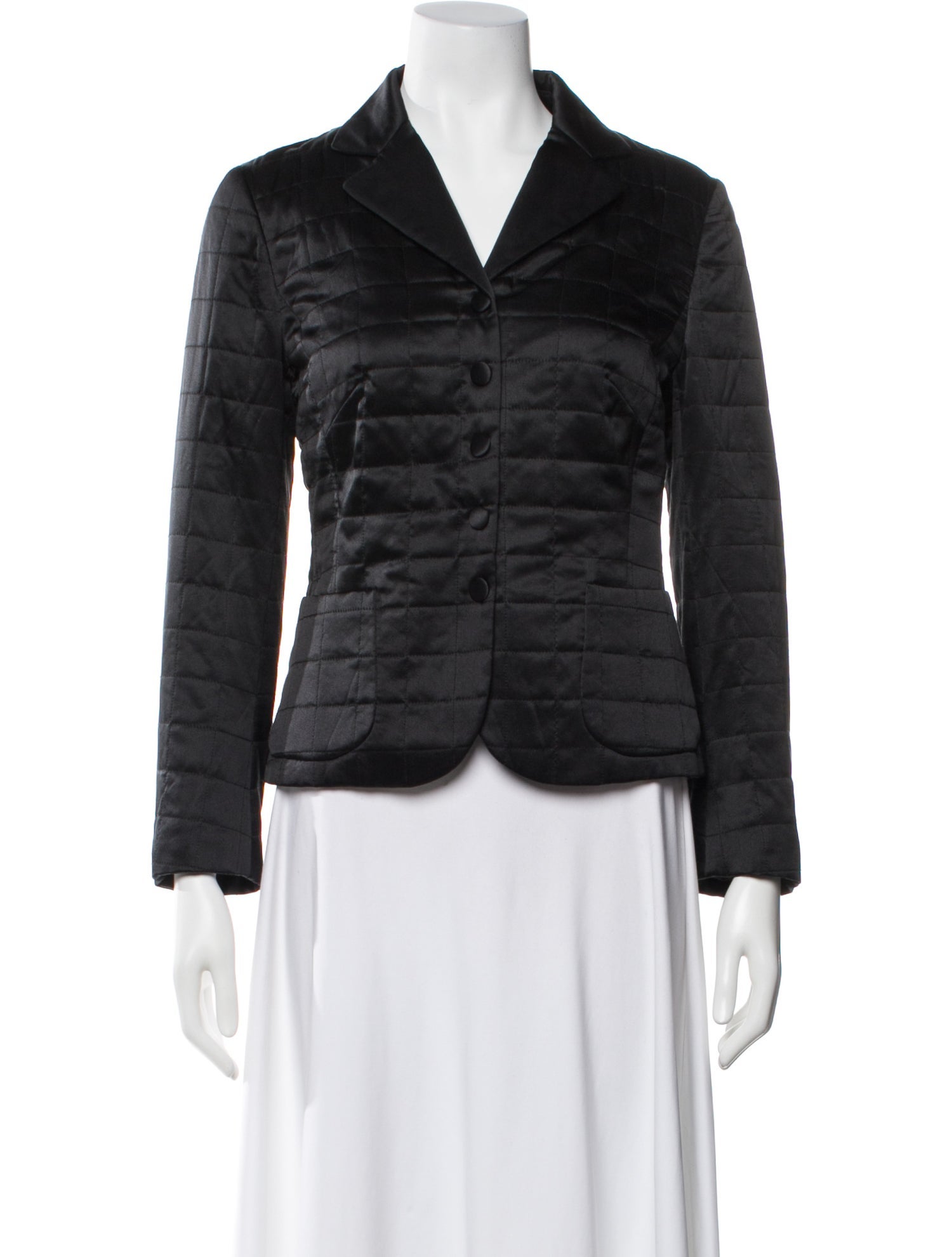 Luciano Barbera Silk Striped Blazer