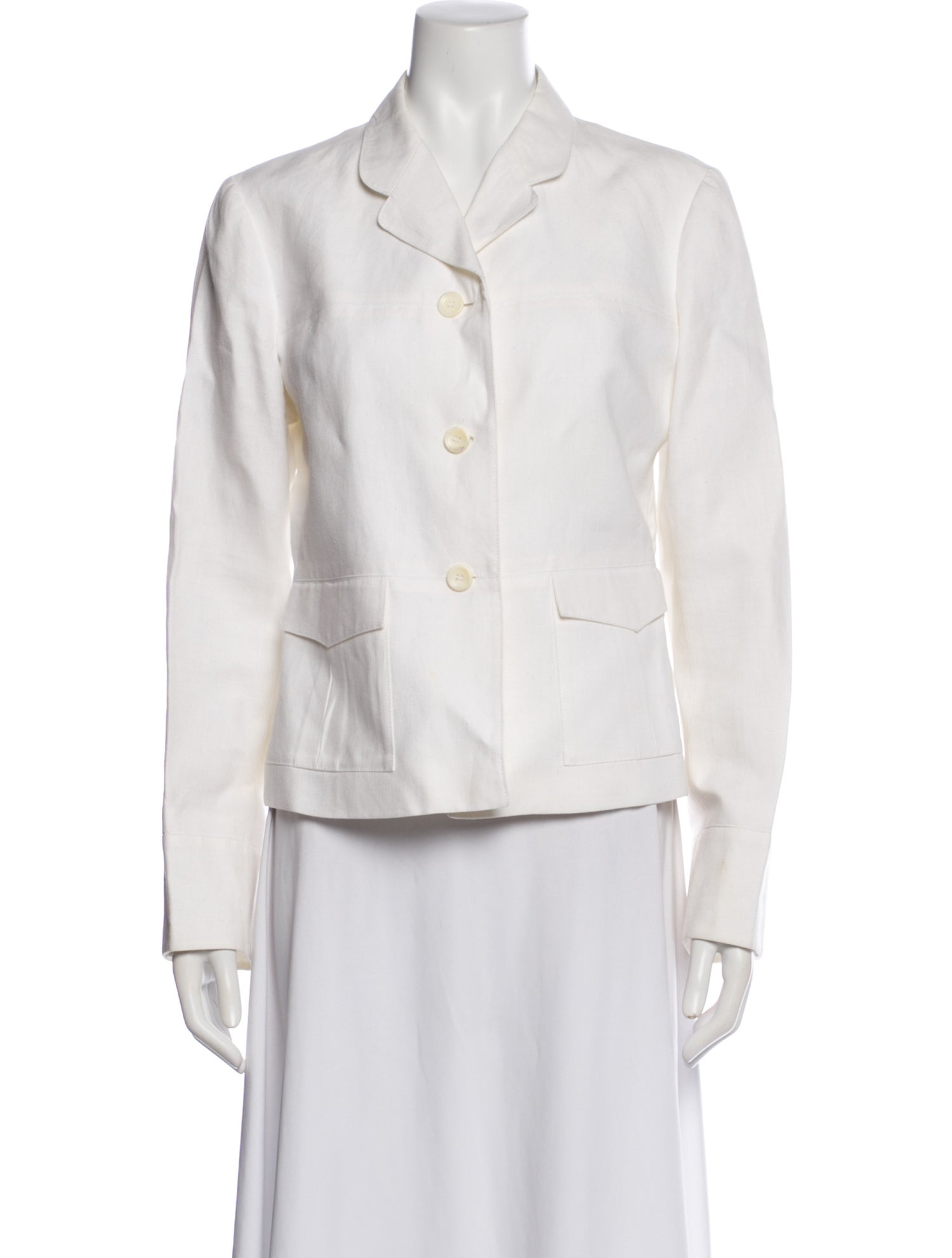 Luciano Barbera Linen Blazer