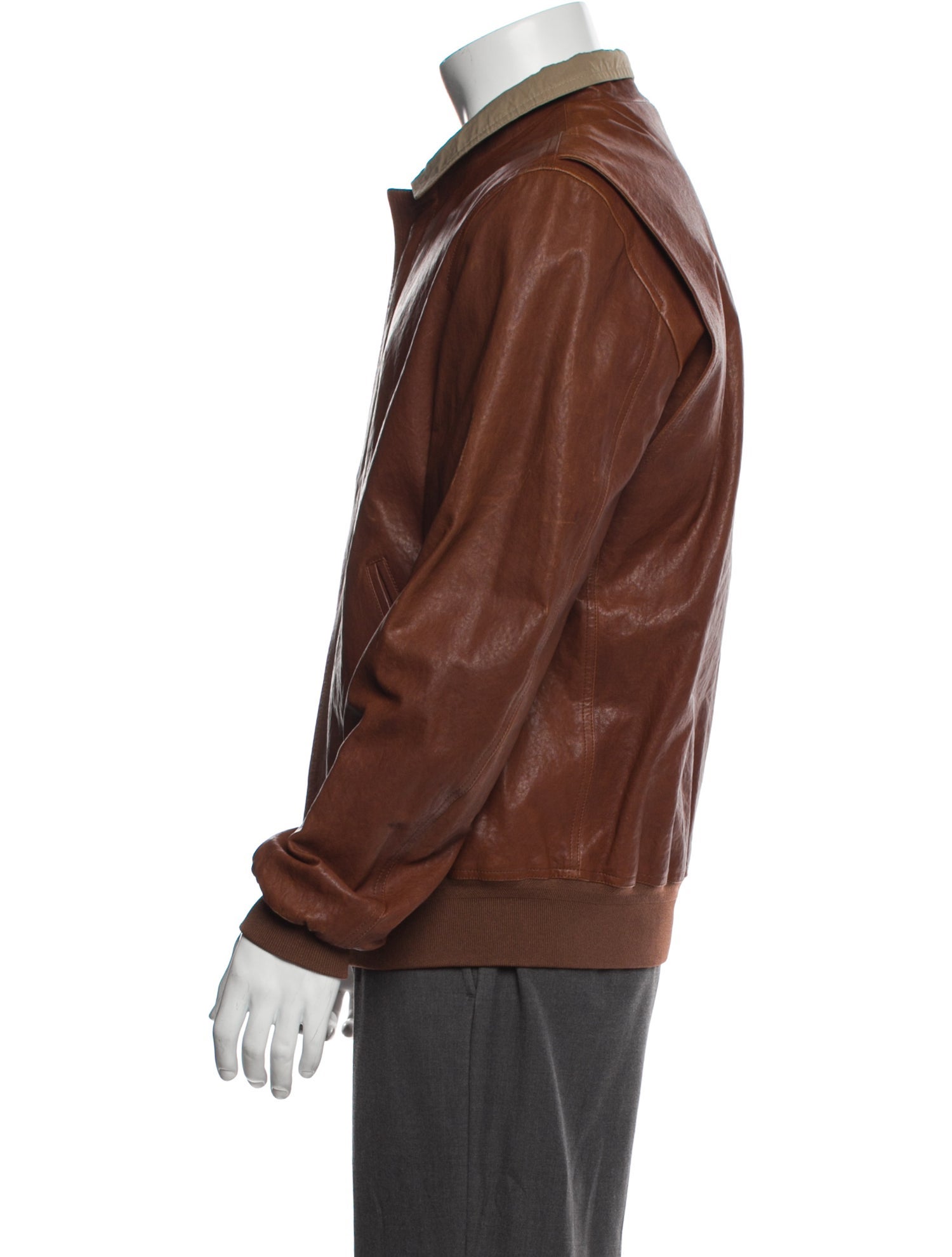 Luciano Barbera Leather Moto Jacket