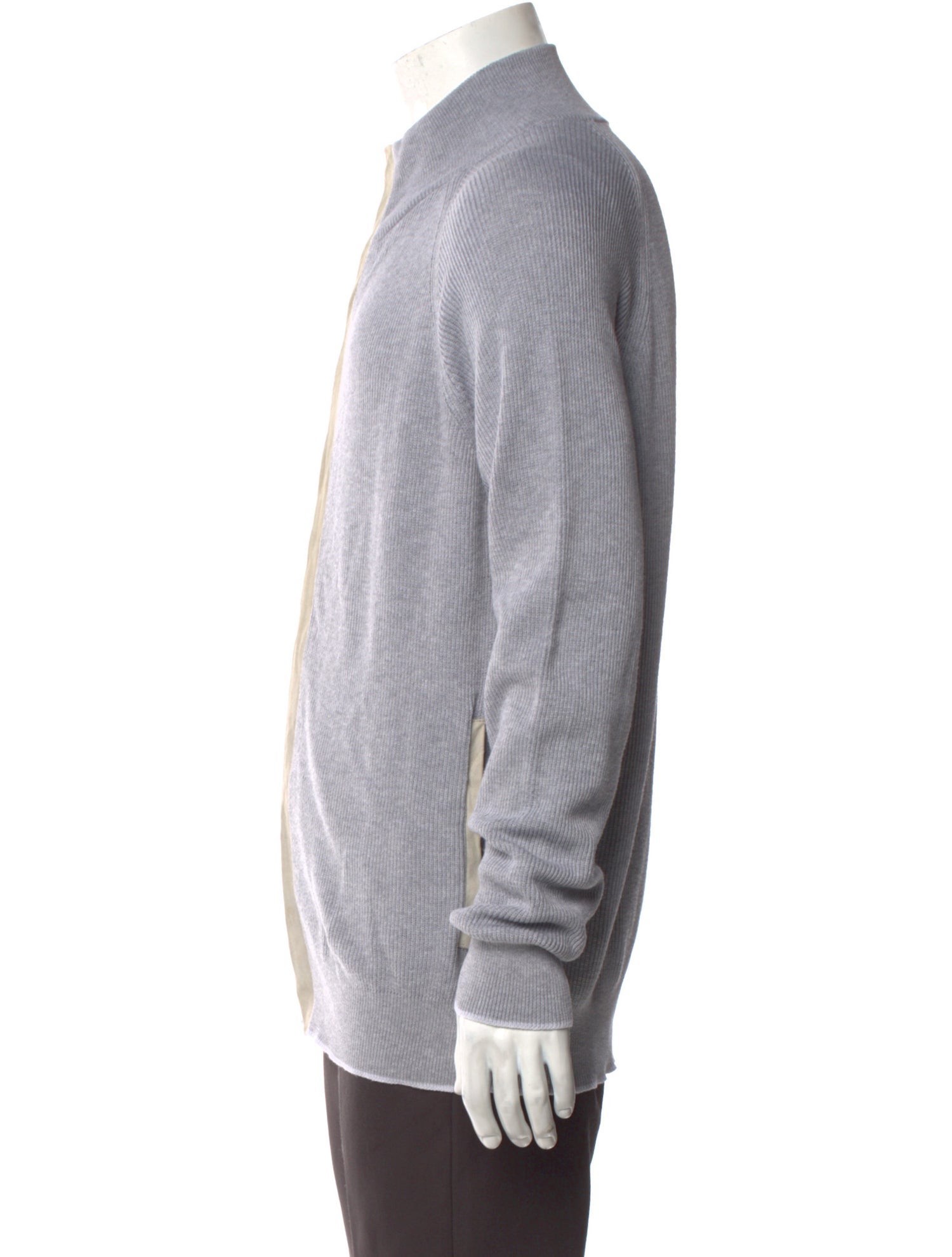 Luciano Barbera Open Front Long Sleeve Cardigan