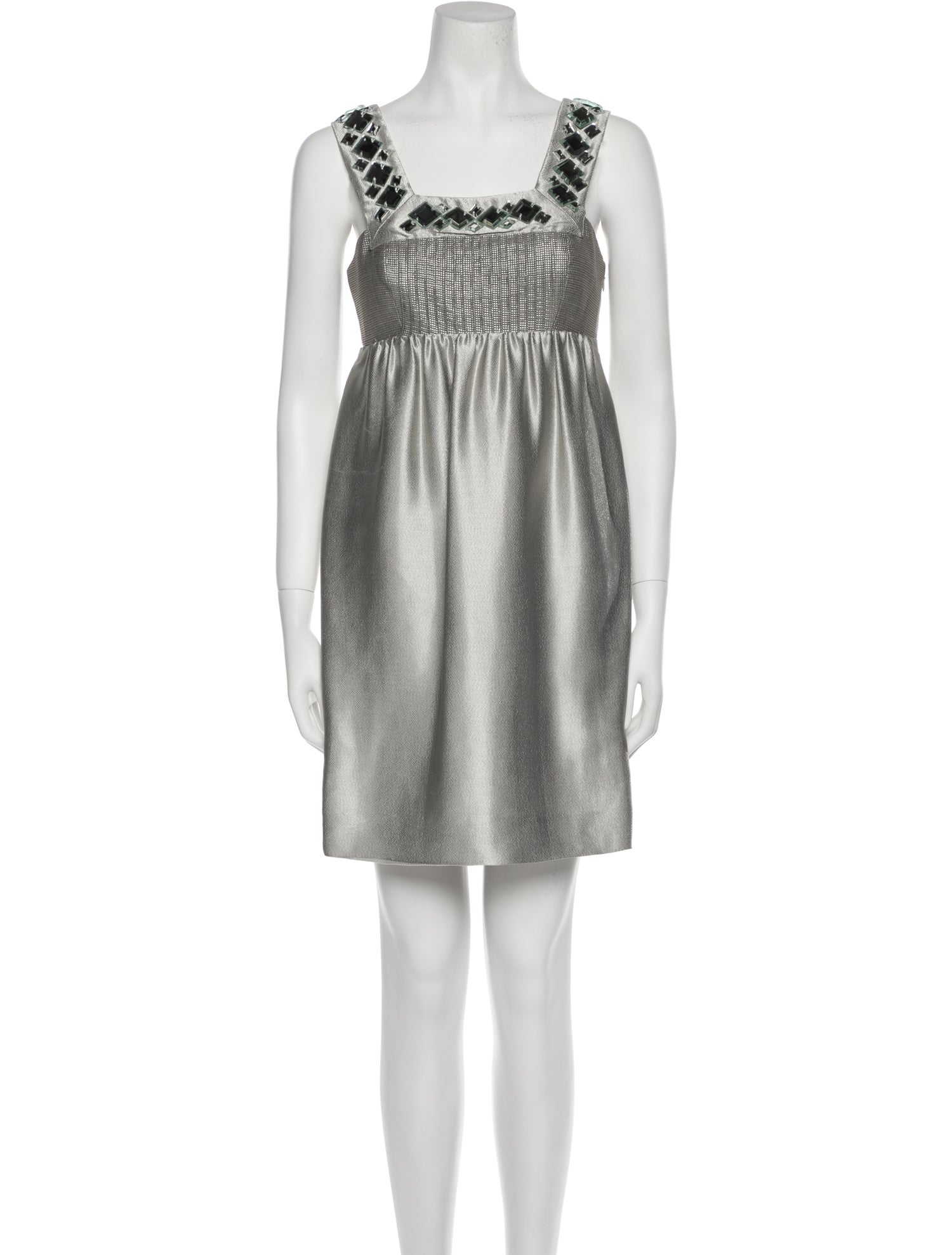 Luca Luca Square Neckline Mini Dress