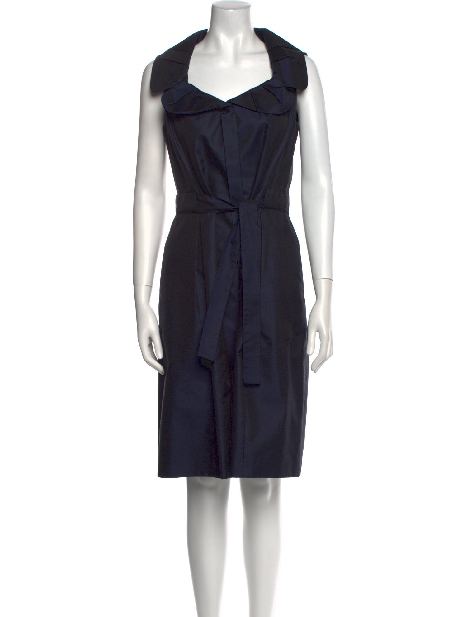 Luca Luca V-Neck Knee-Length Dress