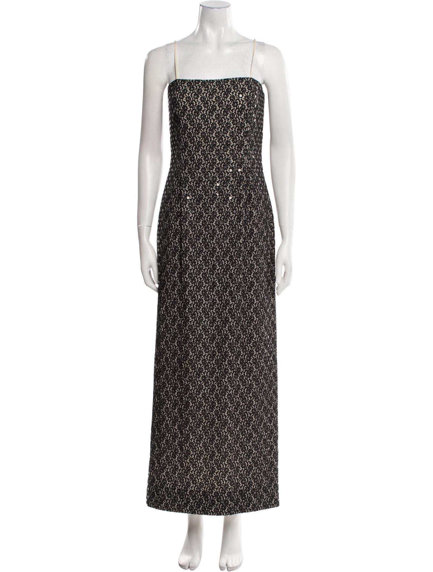 Luca Luca Square Neckline Long Dress