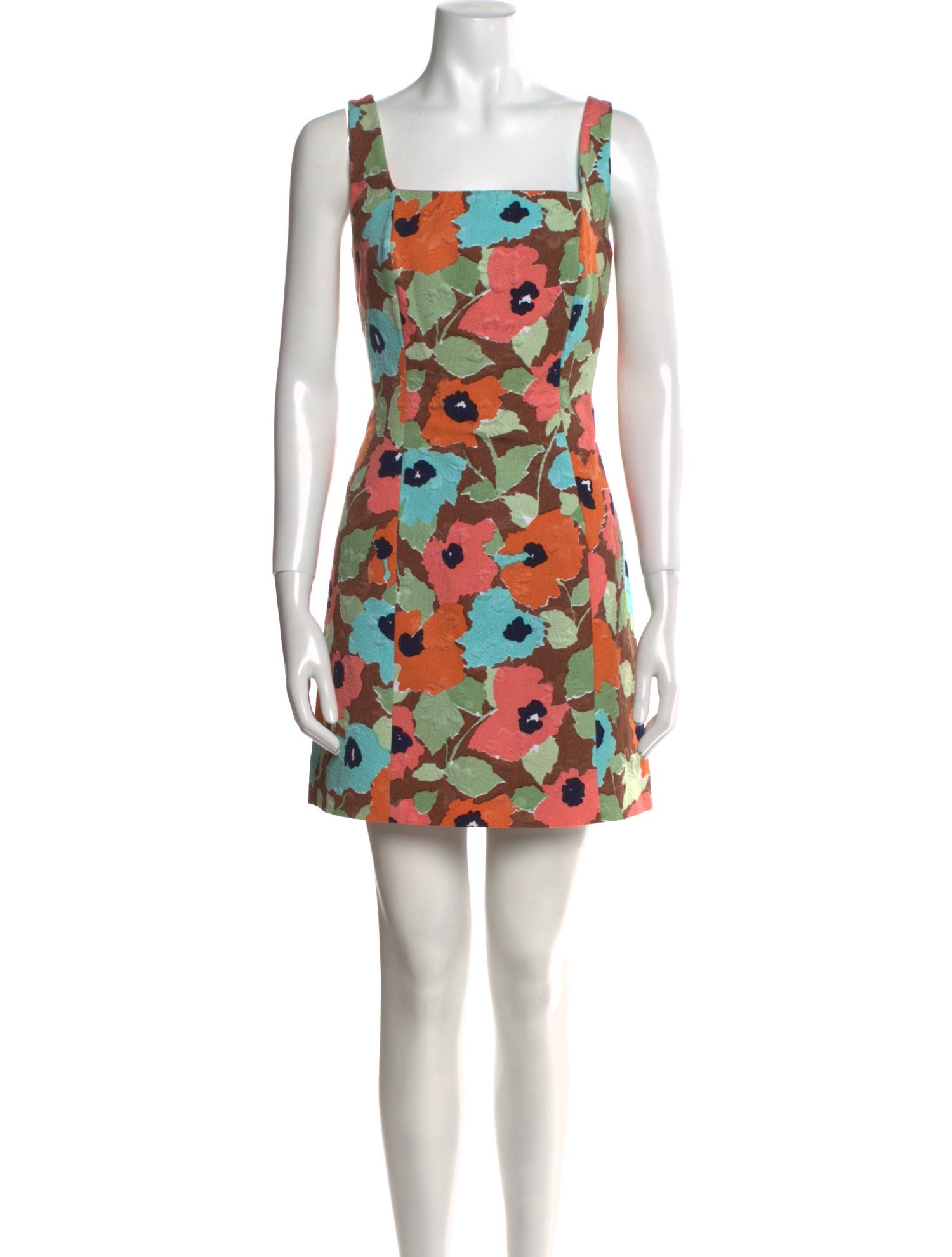 Luca Luca Floral Print Mini Dress