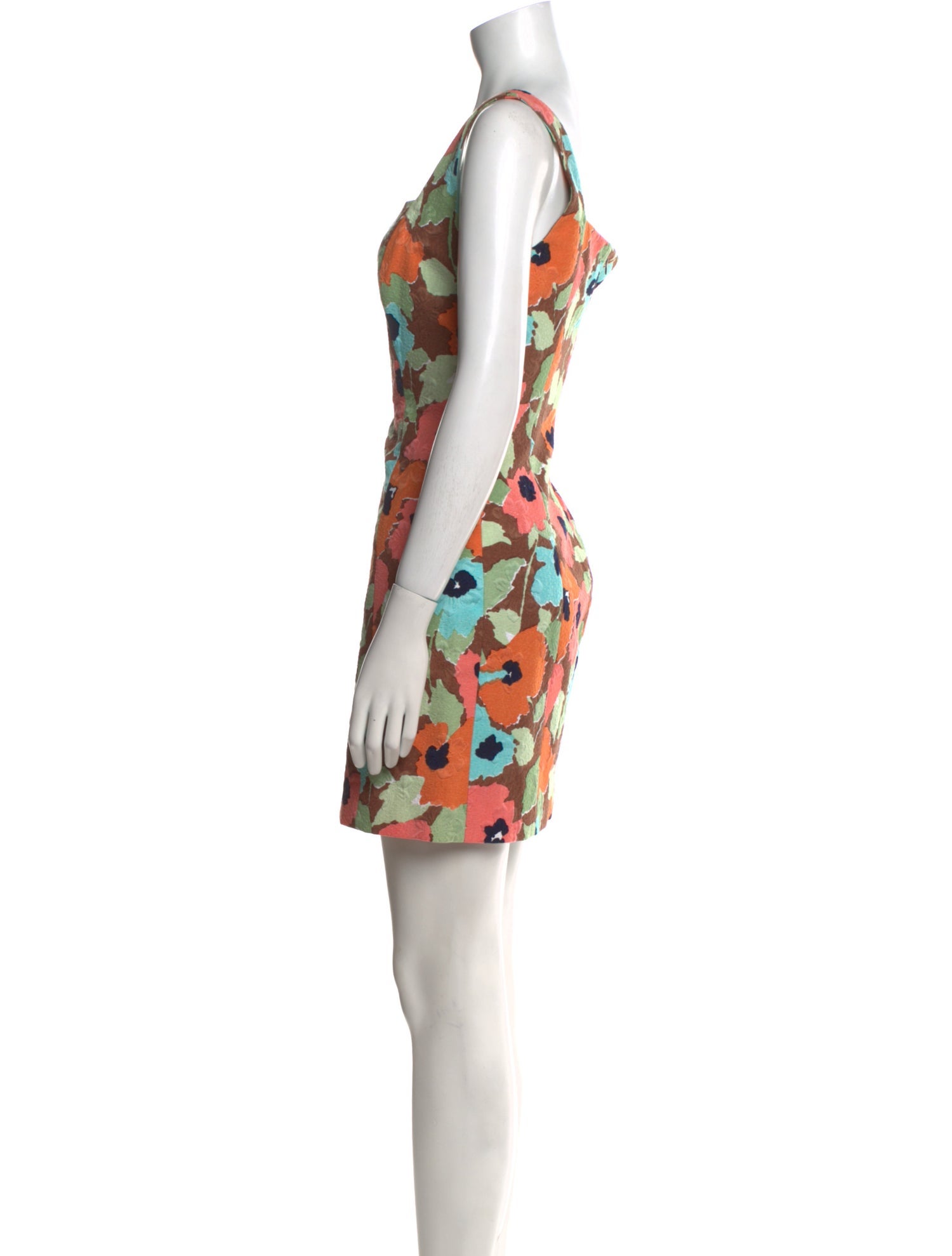 Luca Luca Floral Print Mini Dress