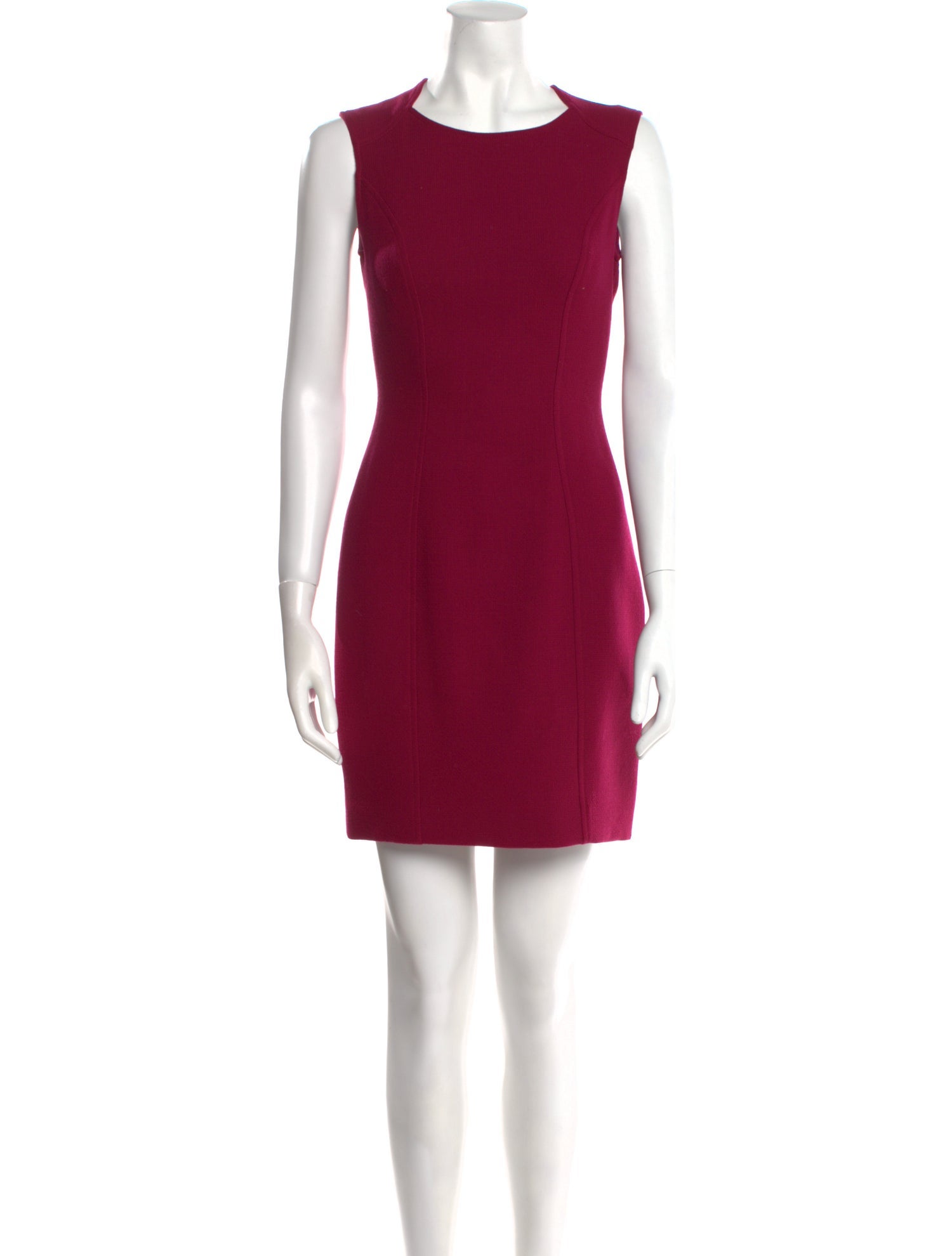 Luca Luca Virgin Wool Mini Dress