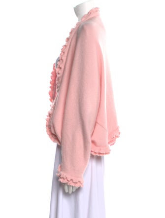 Luca Luca Virgin Wool Open Front Sweater