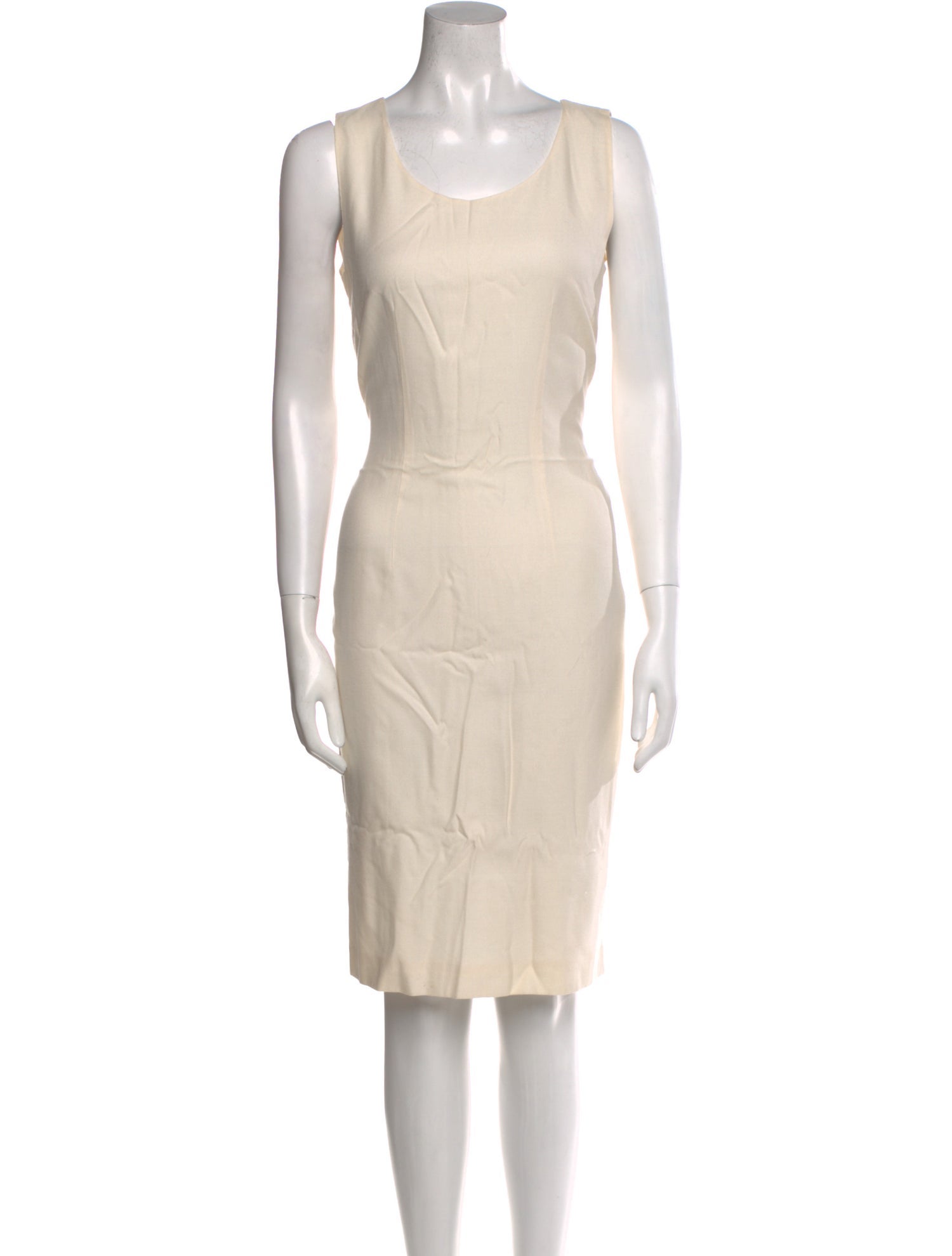 Luca Luca Scoop Neck Knee-Length Dress
