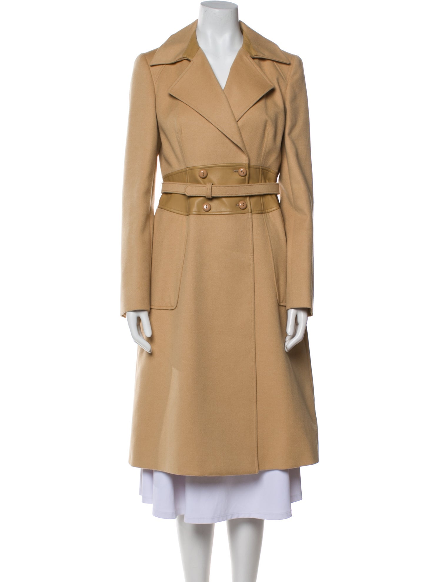 Luca Luca Virgin Wool Trench Coat