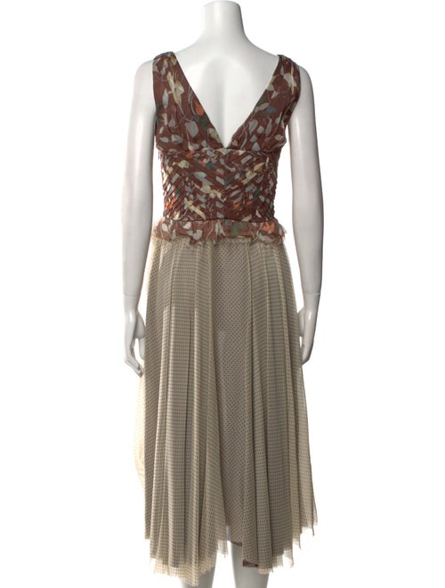 Luca Luca Silk Midi Length Dress