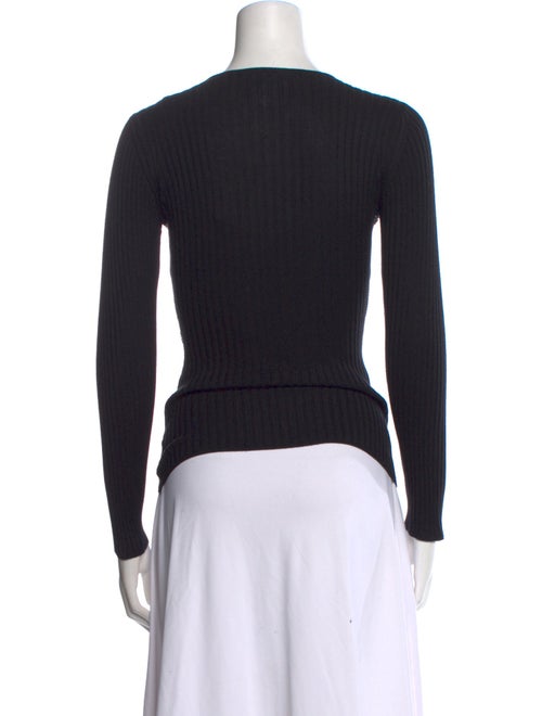 Luca Luca Silk Scoop Neck Sweater