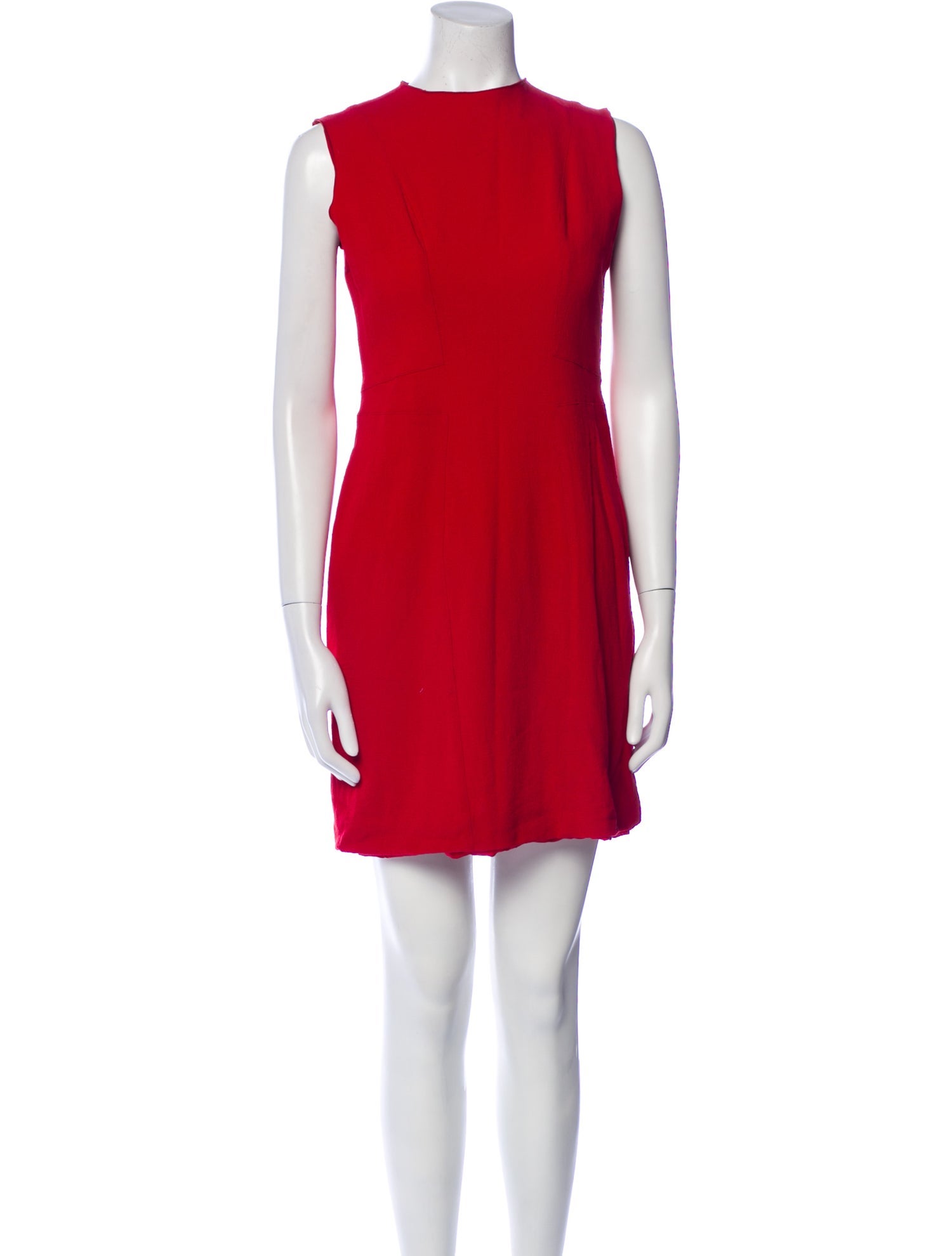 Luca Luca Virgin Wool Mini Dress