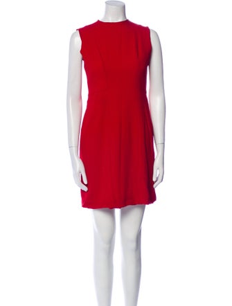 Luca Luca Virgin Wool Mini Dress