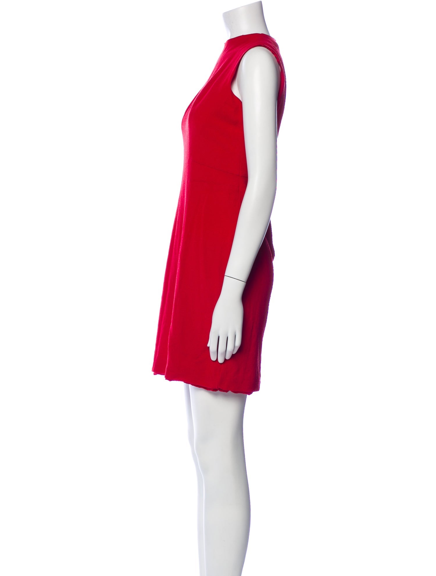 Luca Luca Virgin Wool Mini Dress