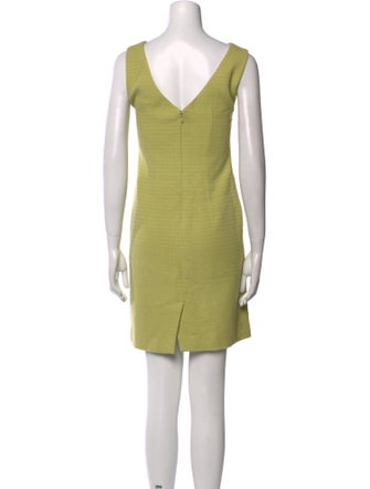 Luca Luca Bateau Neckline Mini Dress