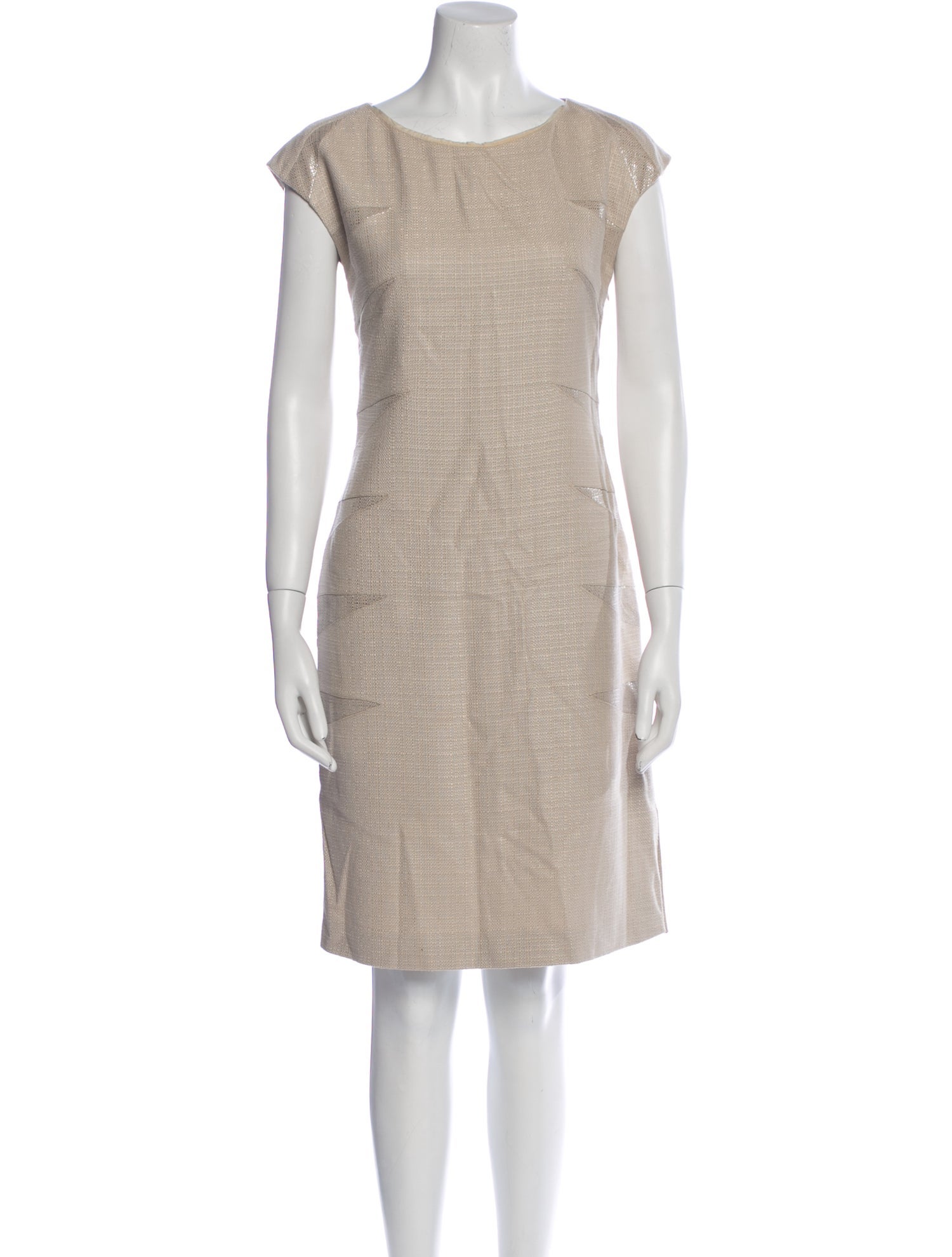 Luca Luca Scoop Neck Knee-Length Dress