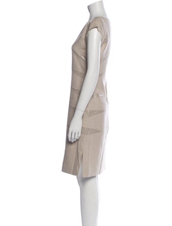 Luca Luca Scoop Neck Knee-Length Dress