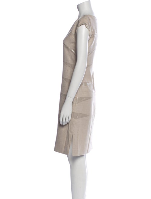 Luca Luca Scoop Neck Knee-Length Dress