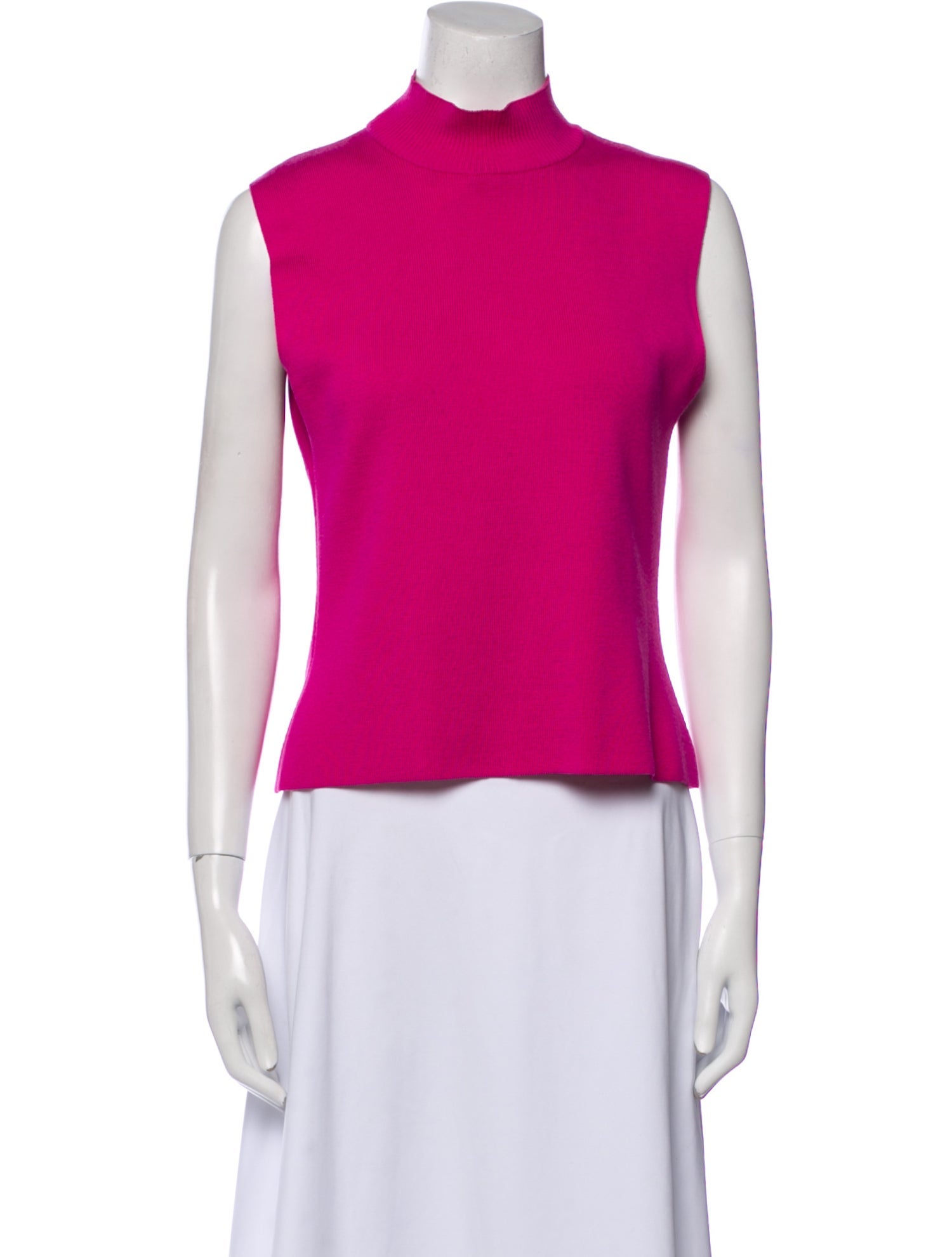 Luca Luca Virgin Wool Mock Neck Sweater