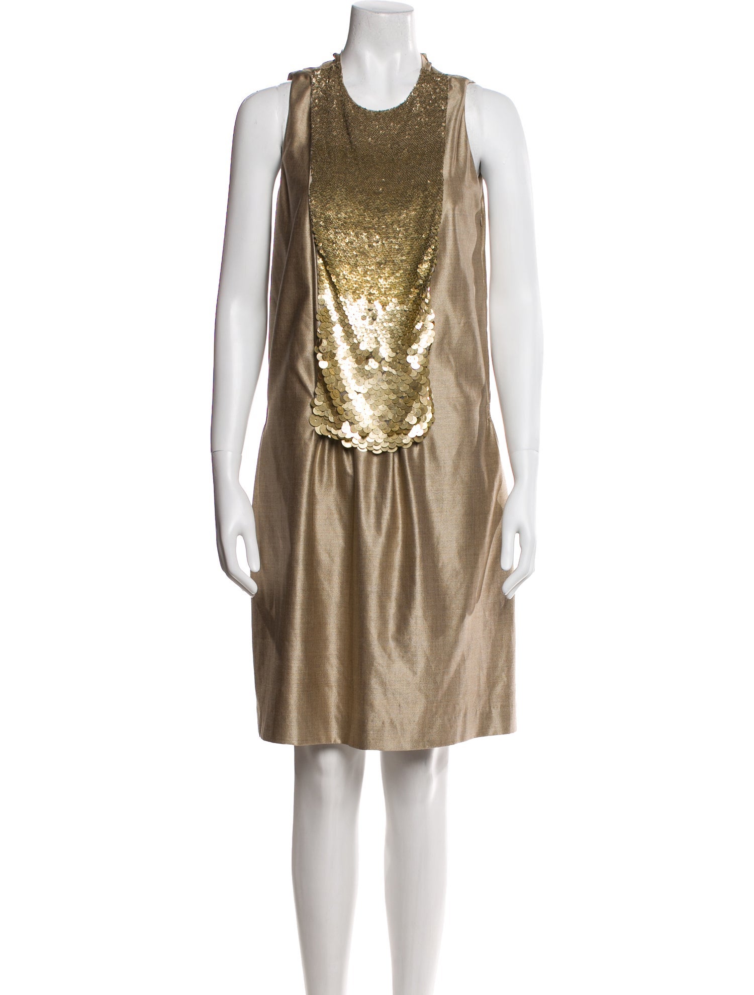 Luca Luca Silk Knee-Length Dress