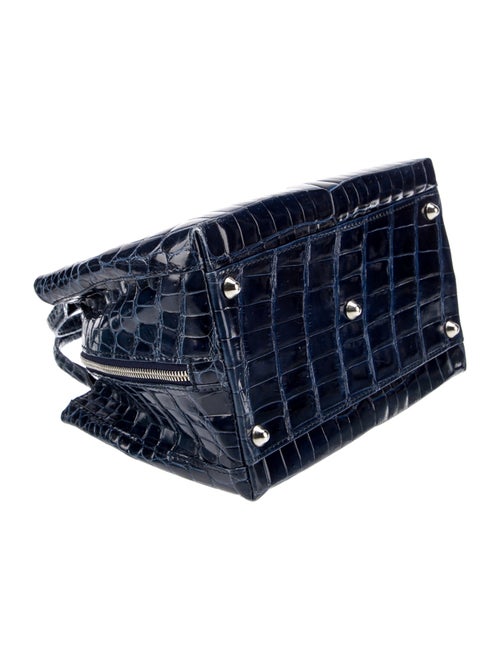 Laurent Effel Crocodile Top Handle Bag