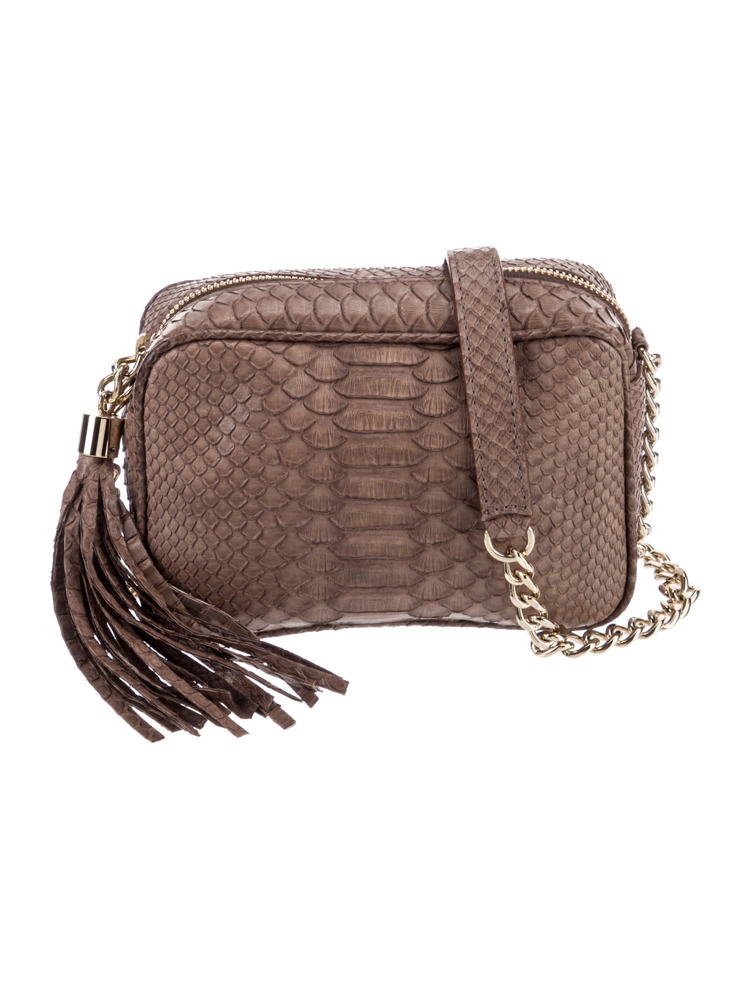 Laurent Effel Python Crossbody Bag
