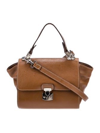 Laurent Effel Leather Top Handle Bag