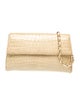 Laurent Effel Embossed Leather Clutch