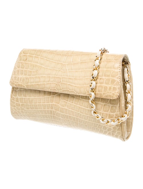 Laurent Effel Embossed Leather Clutch