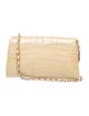 Laurent Effel Embossed Leather Clutch