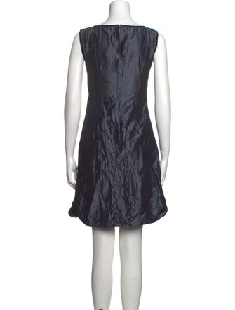 Luisa Beccaria Bateau Neckline Mini Dress