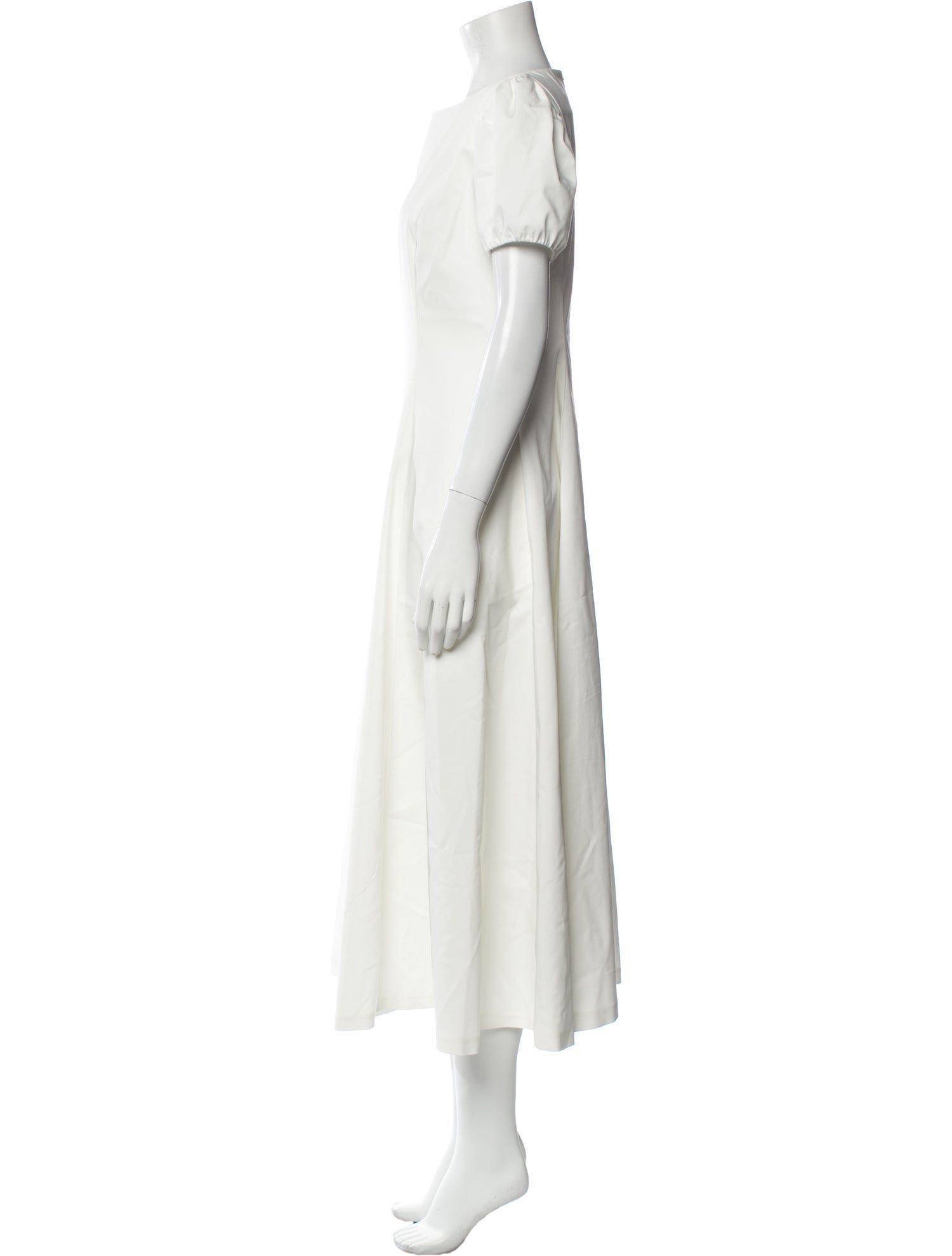 Luisa Beccaria Bateau Neckline Long Dress