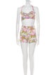 Luisa Beccaria Floral Print Short Set