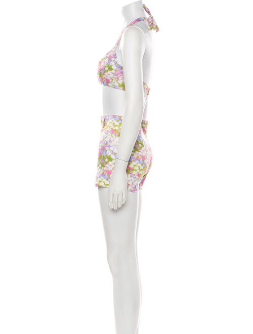 Luisa Beccaria Floral Print Short Set