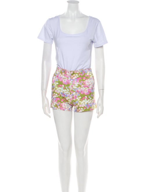 Luisa Beccaria Floral Print Short Set