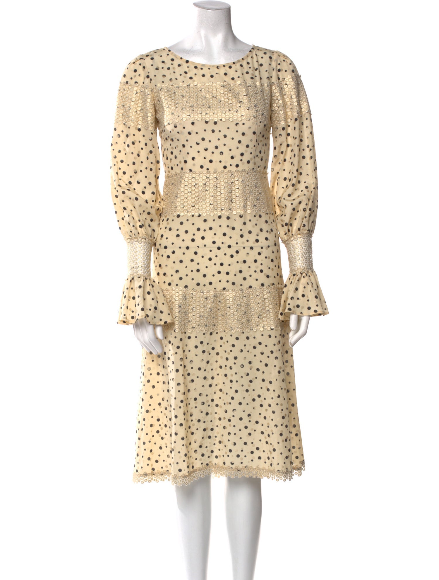 Luisa Beccaria Silk Midi Length Dress