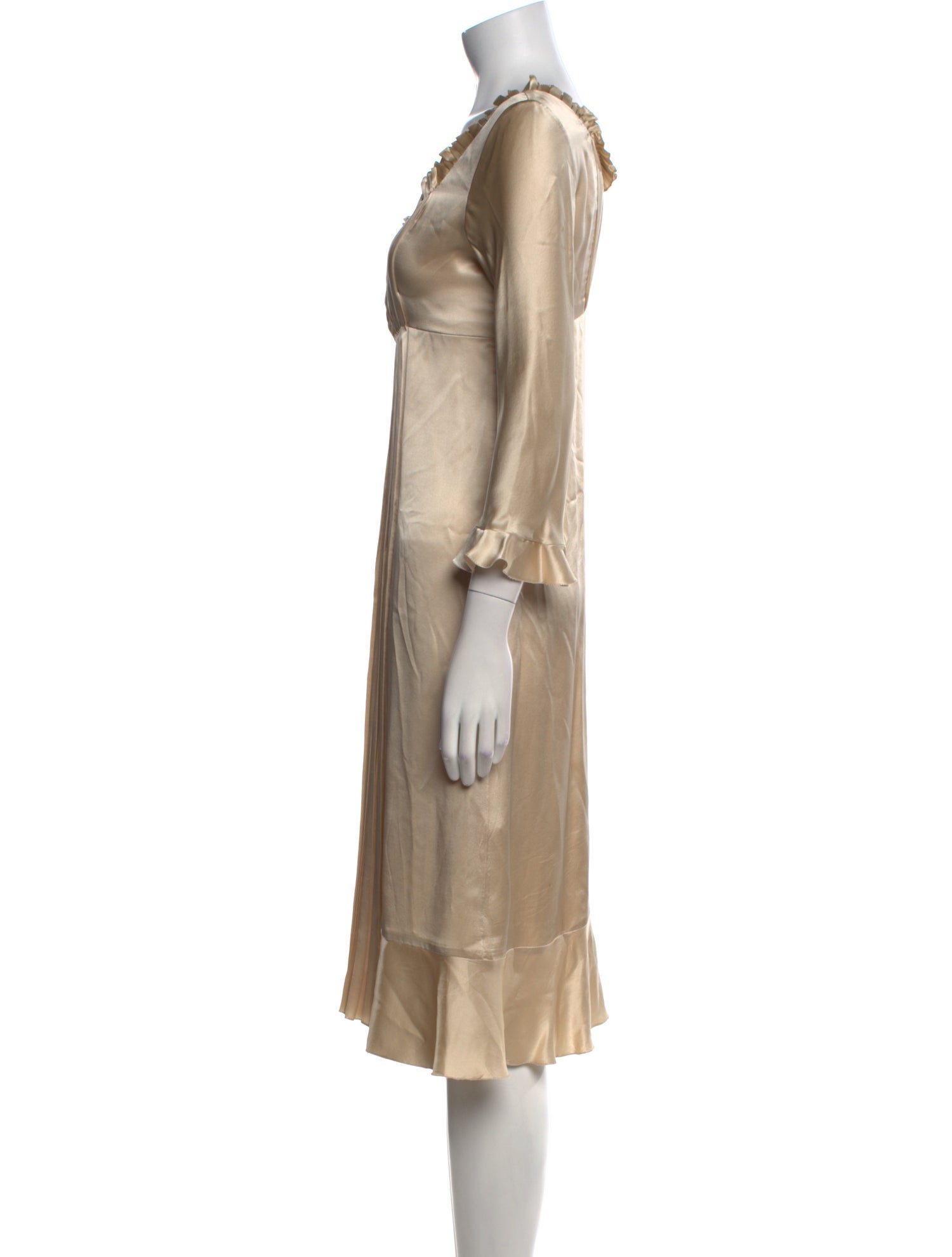 Luisa Beccaria Silk Midi Length Dress