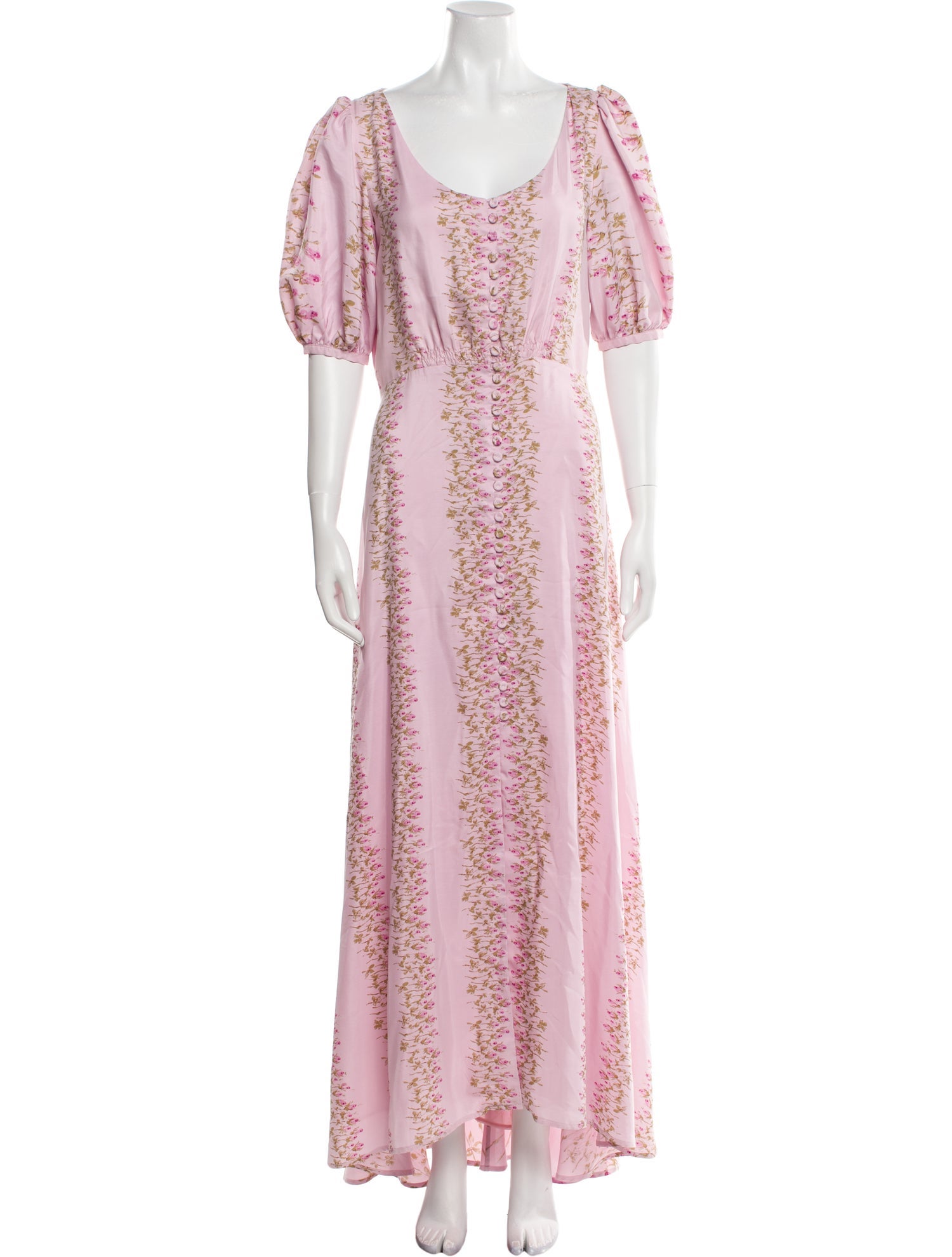 Luisa Beccaria Silk Long Dress