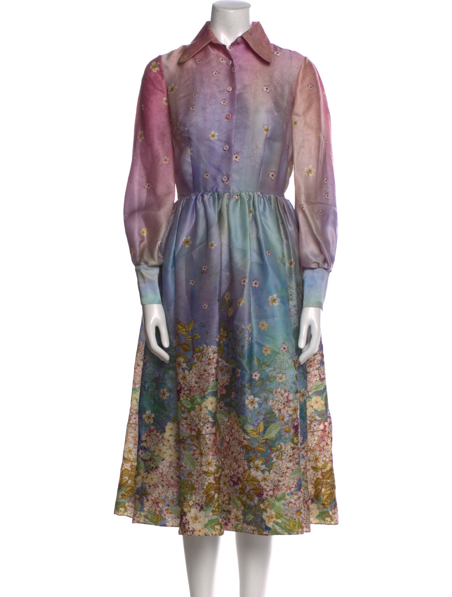 Luisa Beccaria Silk Long Dress