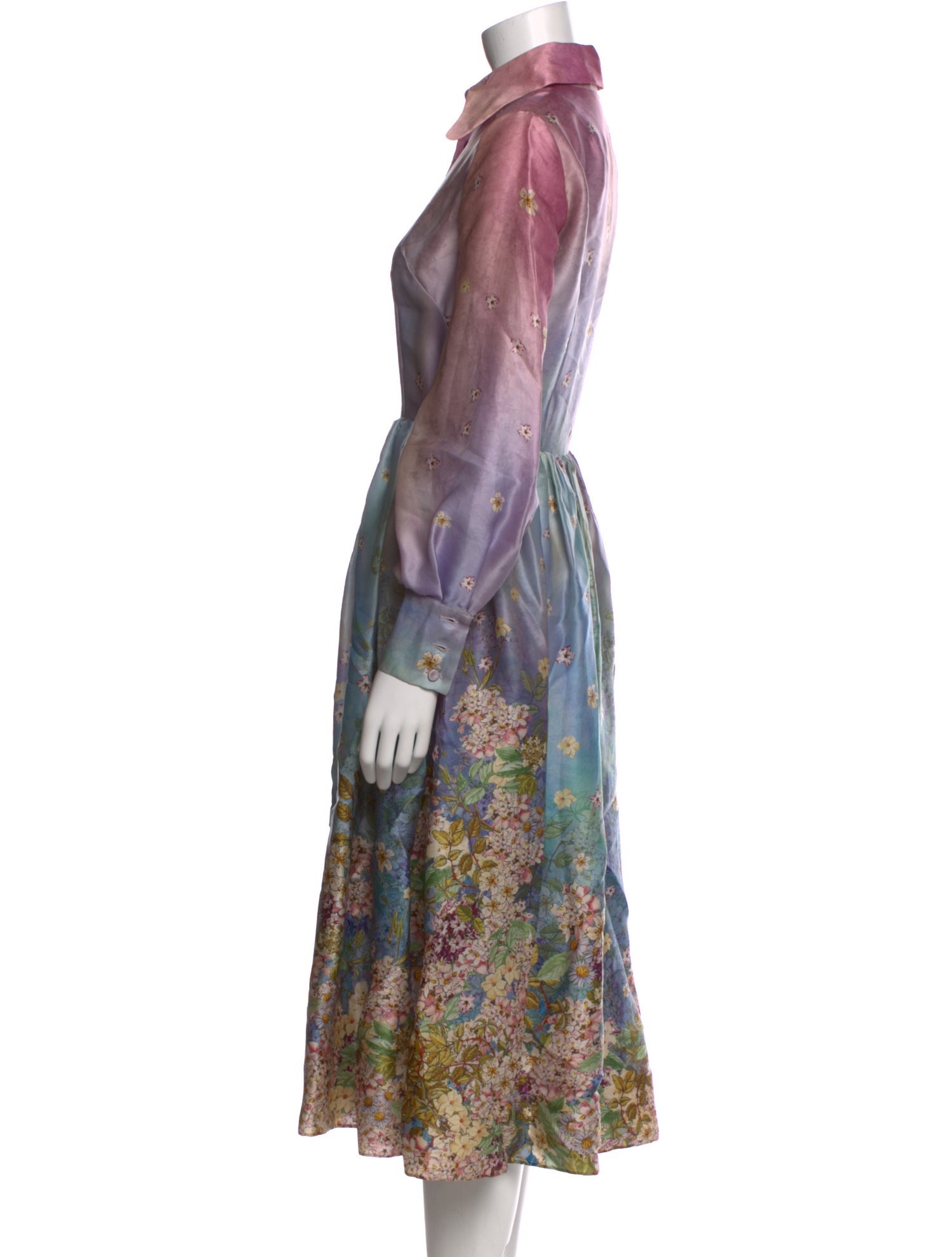 Luisa Beccaria Silk Long Dress