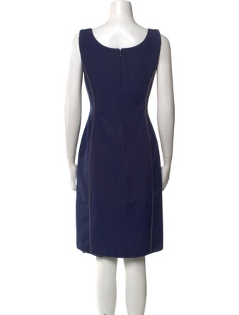 Luisa Beccaria Square Neckline Knee-Length Dress