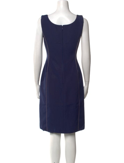 Luisa Beccaria Square Neckline Knee-Length Dress