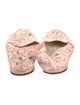 Luisa Beccaria Floral Print Flats