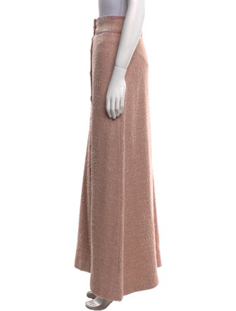 Luisa Beccaria Wool Long Skirt