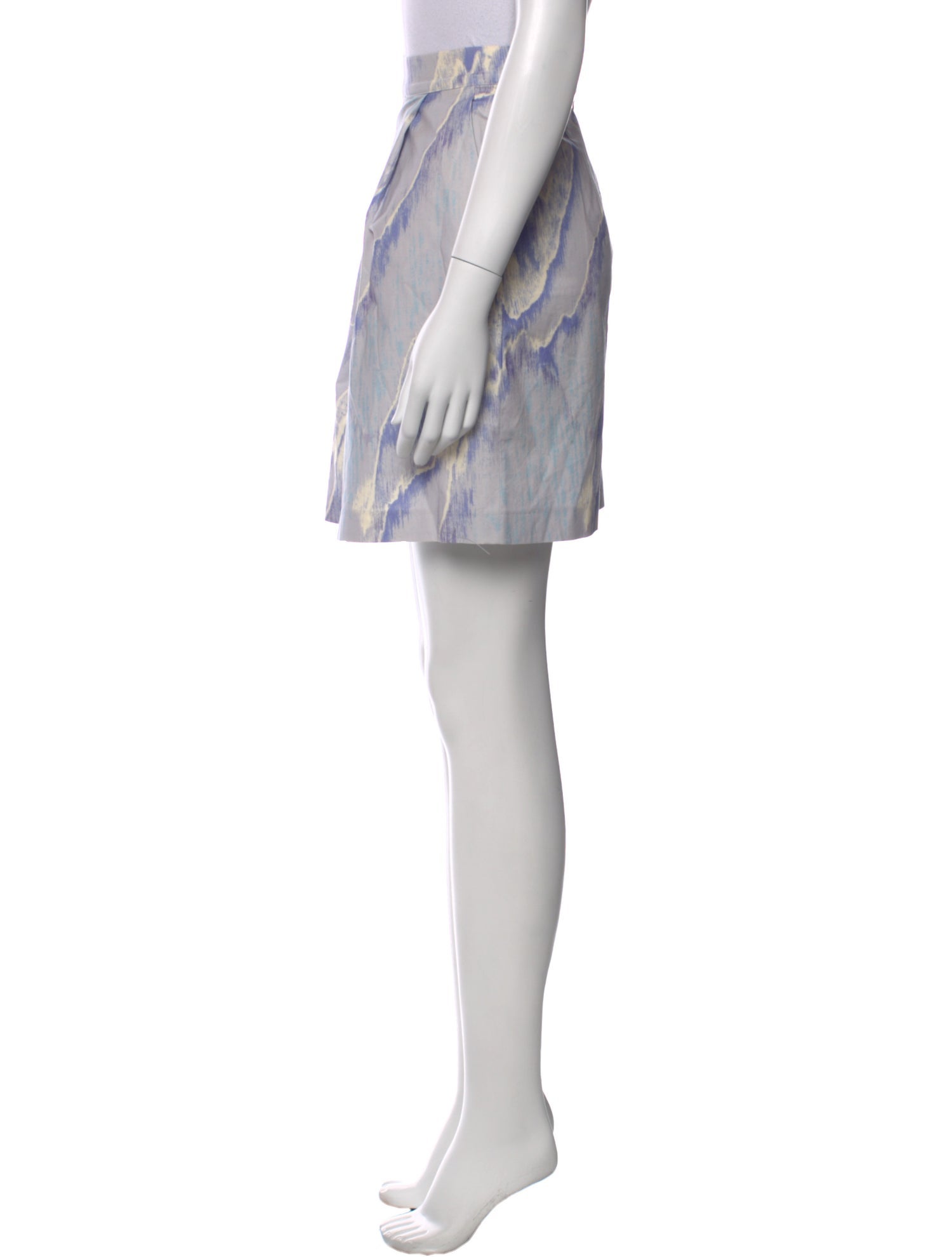 Luisa Beccaria Tie-Dye Print Mini Skirt