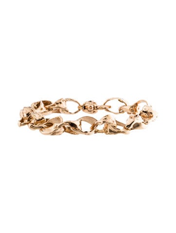 Lucifer Vir Honestus 18K Chain Link Bracelet